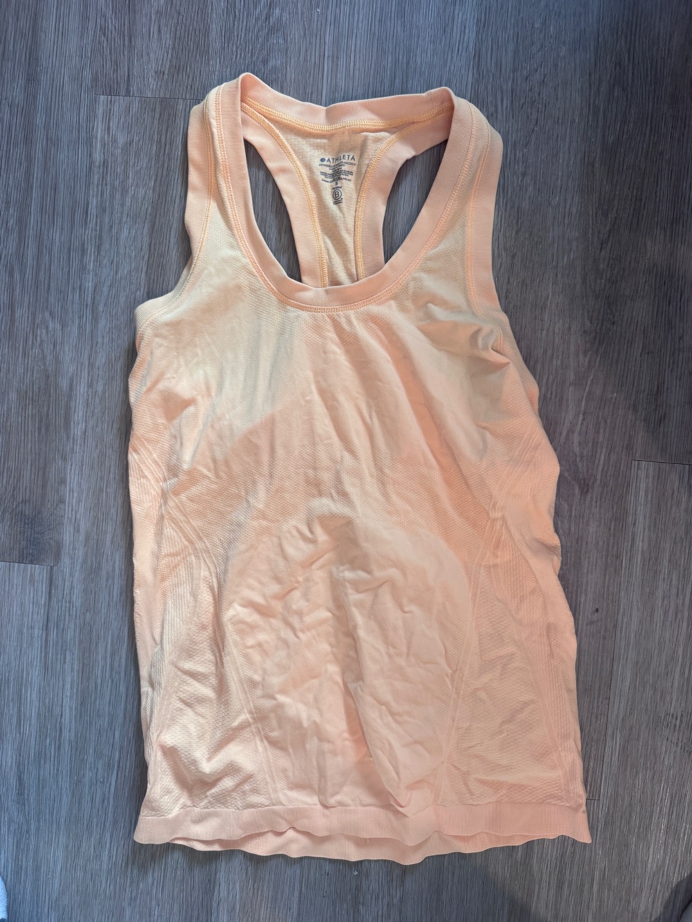 Athleta Peach Racerback Performance Tank